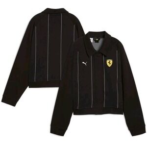 Puma Men Size XLarge Ferrari Race Premium Full Zip Jacket Black 630207-01 New